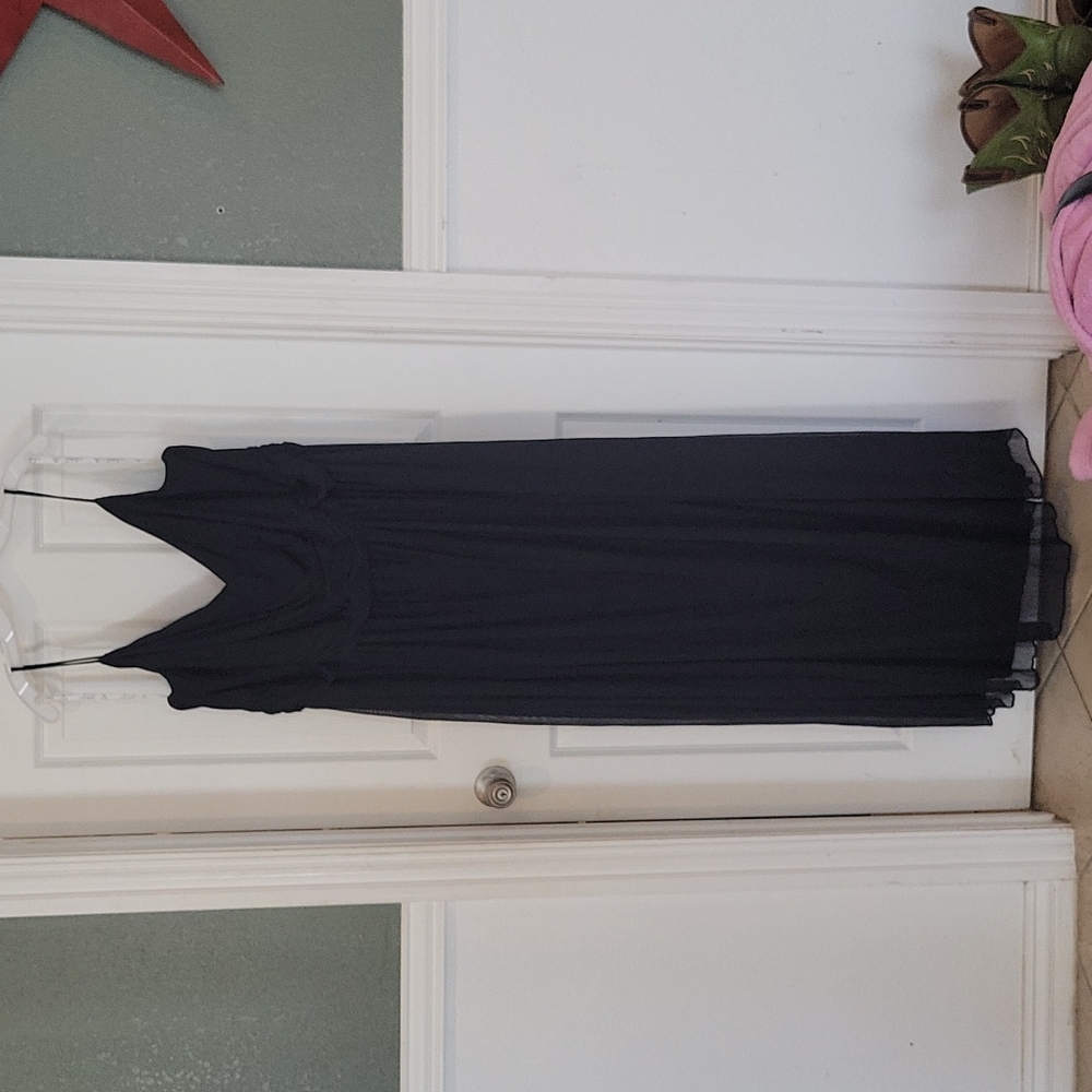 Black gown from davids bridal